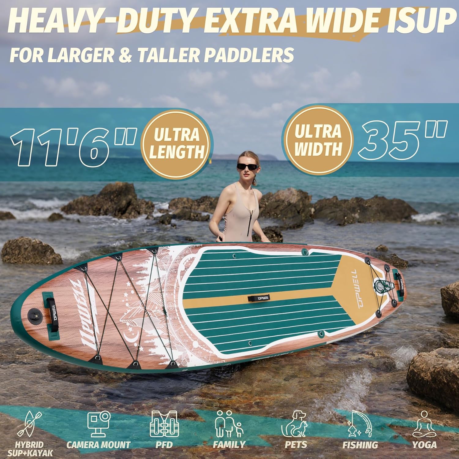 Inflatable Stand Up Paddle Boa - Stand Up Paddle Leash recension och pris