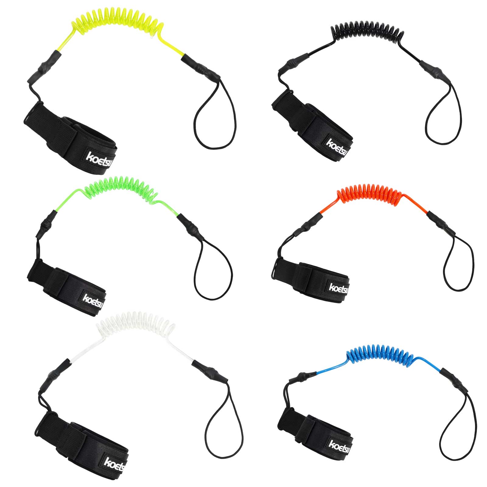 Coiled Bodyboarding Leash TPU  - Stand Up Paddle Leash recension och pris