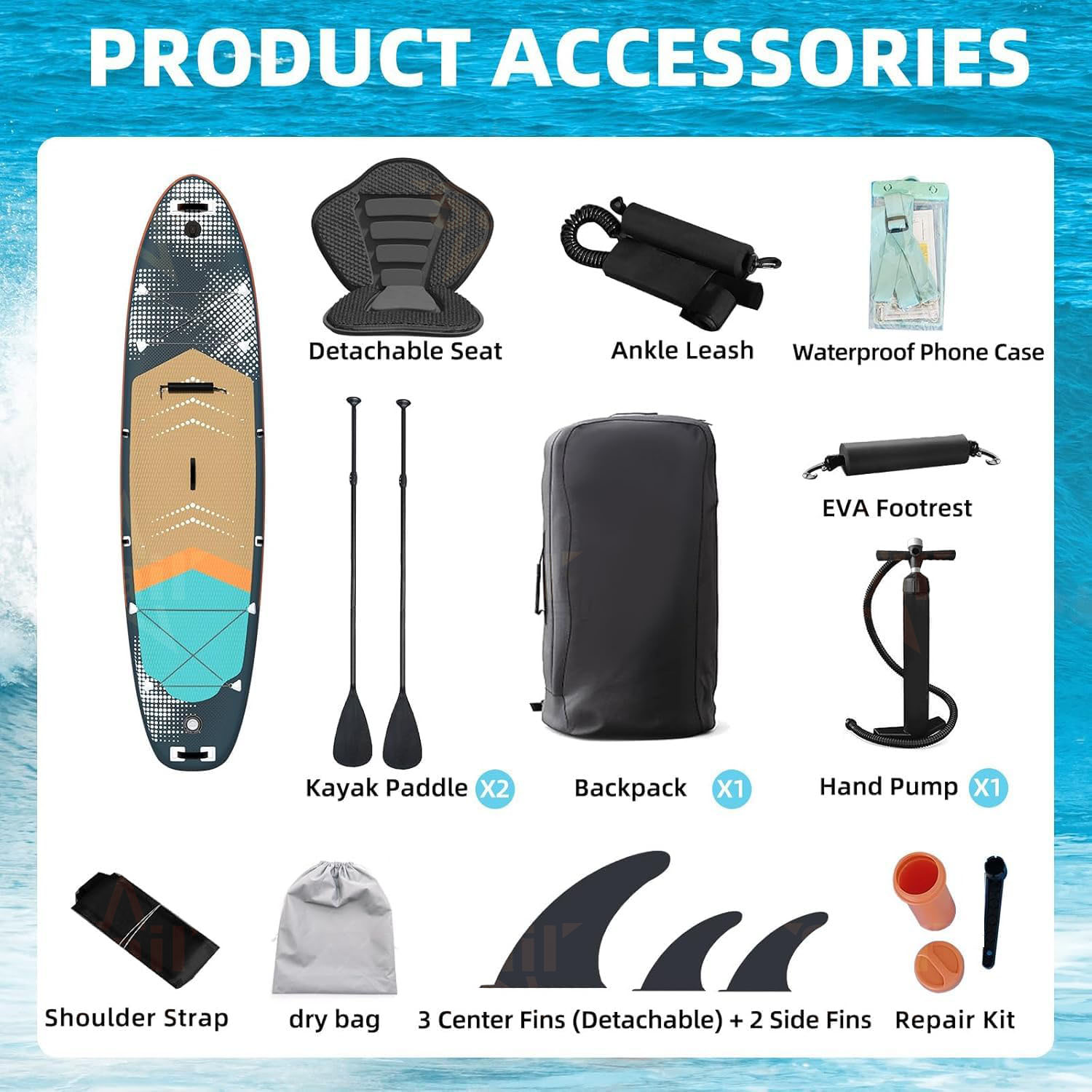 Multi-Purpose Inflatable Stand - Stand Up Paddle Leash recension och pris