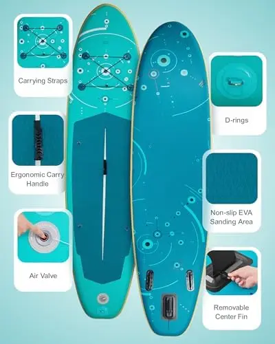 Extra Wide Iatable Stand Up Pa - Stand Up Paddle Leash recension och pris