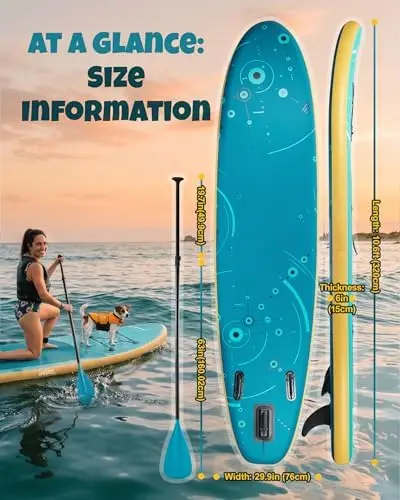 Extra Wide Iatable Stand Up Pa - Stand Up Paddle Leash recension och pris