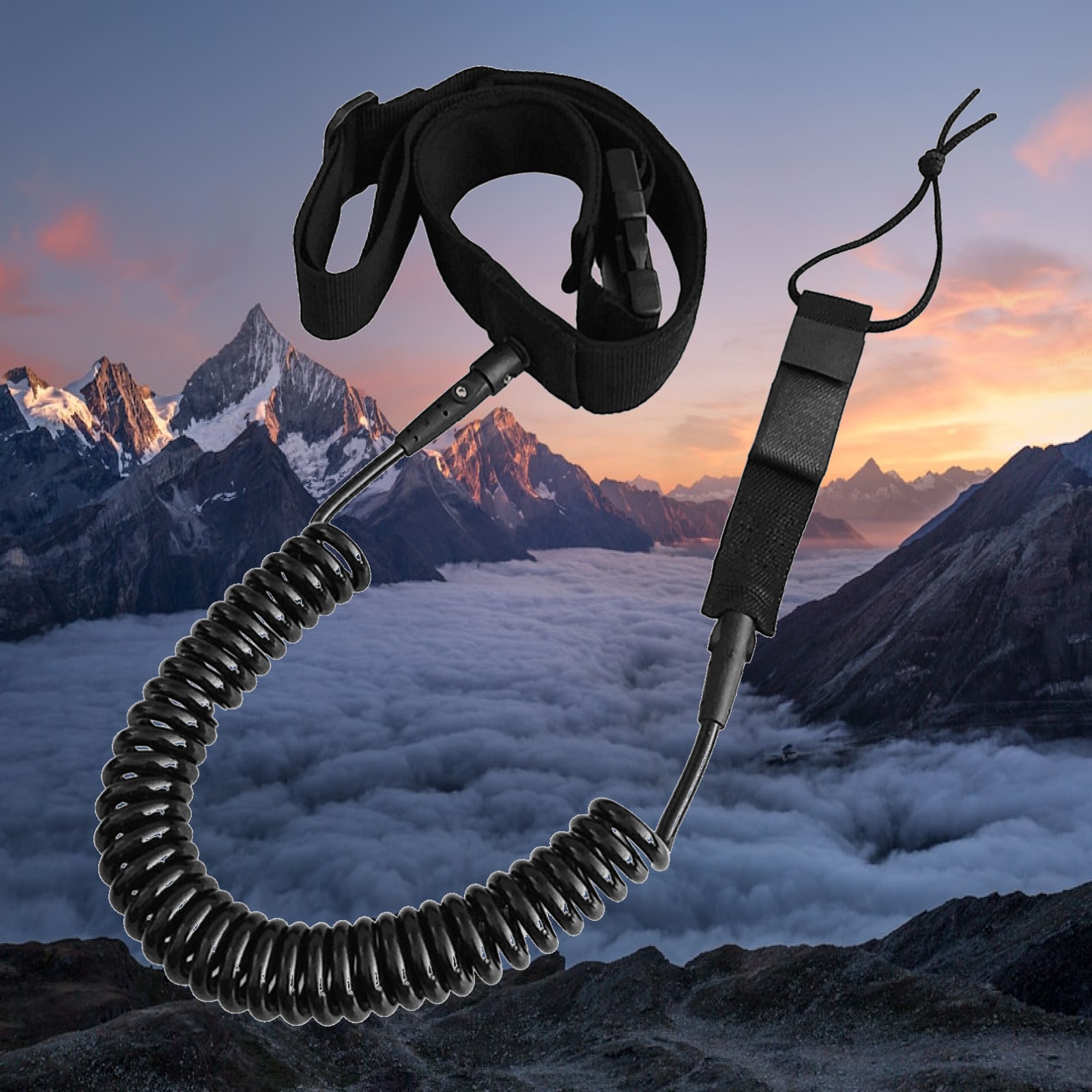 Coiled SUP Leash Durable TPU S - Stand Up Paddle Leash recension och pris