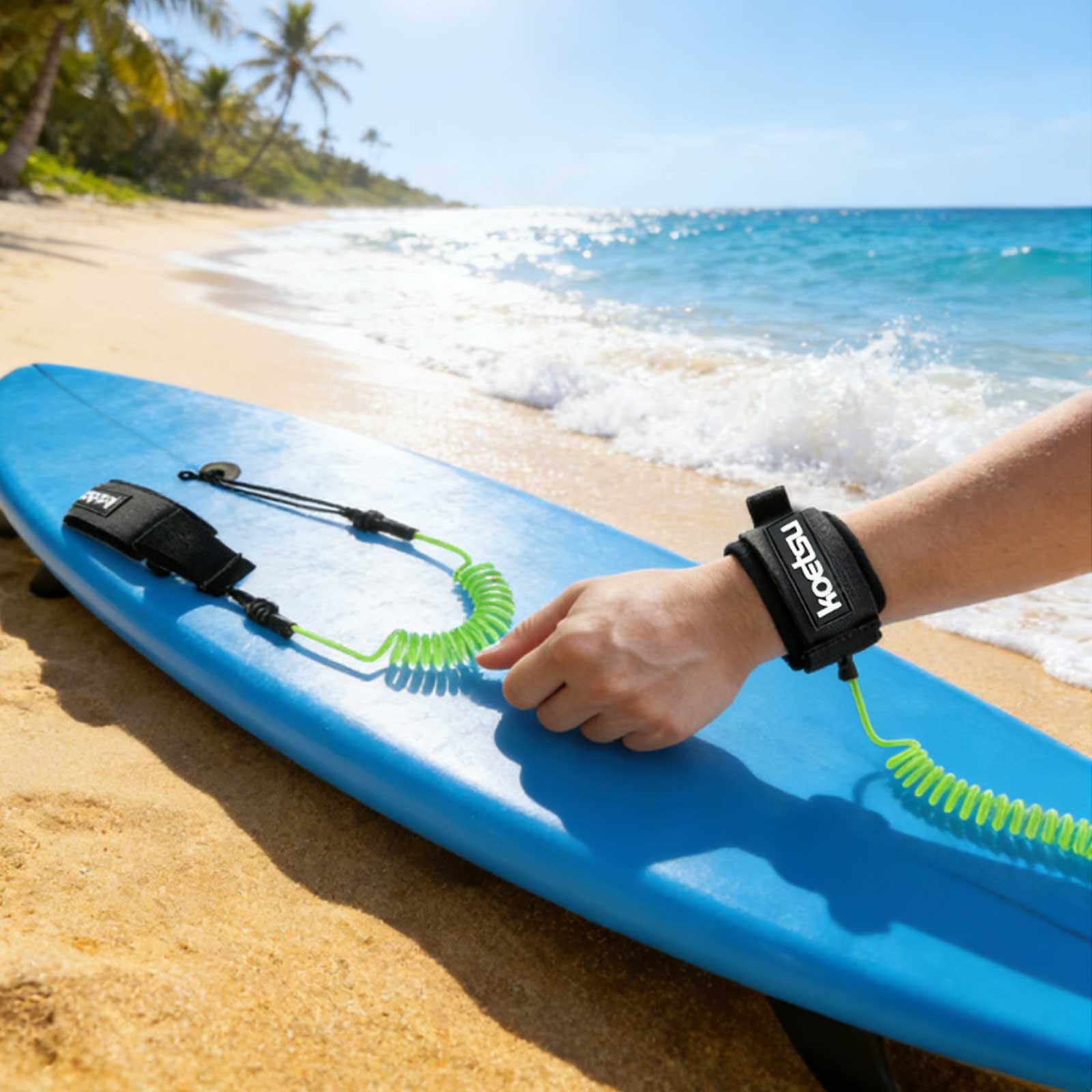 SUP Paddle Board Leash TPU Mat - Stand Up Paddle Leash recension och pris